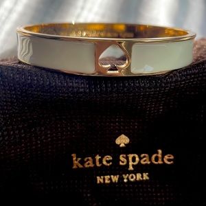 Kate Spade ♠️ ivory and gold spade bracelet
